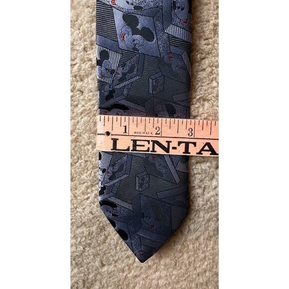 Vtg Disney All Over Mickey Mouse Rare Balancine The Tie Works Mens Neck Tie USA - Picture 5 of 10